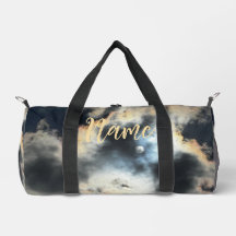 Personalized 19" L Duffle Bag - Cloudy Sky