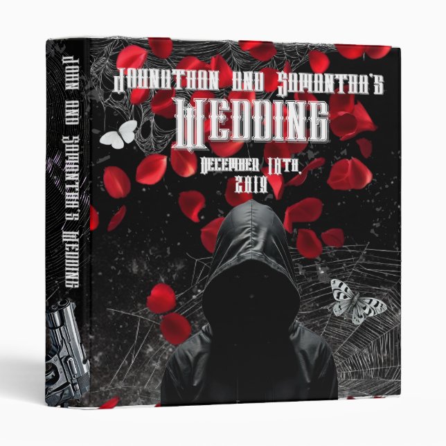 Personalized 1.5" Wedding Haunting Adeline Zade Me Binder (Front/Spine)