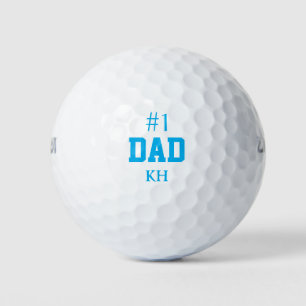 Personalized # 1 Dad Golf Balls