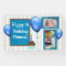Personalized 1st Birthday Banner for Boy's Blue