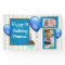 Personalized 1st Birthday Banner for Boy's Blue