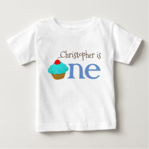 Personalized 1st Birthday Cupcake Shirt