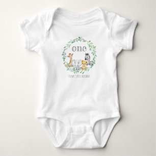 Personalized 1st Birthday One Piece Baby Bodysuit