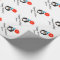 Personalized 1st Birthday penguin wrapping paper