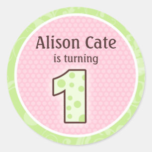 Personalized 1st Birthday Seal