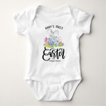 Personalized 1st Easter Baby Clothes