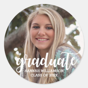 Personalized 2018 Photo Graduation Sticker
