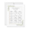 Personalized 2022 Calendar Greenery Foliage
