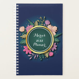 Personalized 2022 Floral Planner