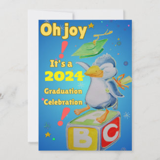 Personalized 2024 Kindergarten graduation card