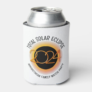 Personalized 2024 TOTAL SOLAR ECLIPSE Can Cooler