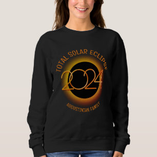 Personalized 2024 TOTAL SOLAR ECLIPSE Family Sweatshirt