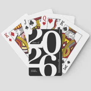 Personalized 2025 Class Graduate Playing Cards