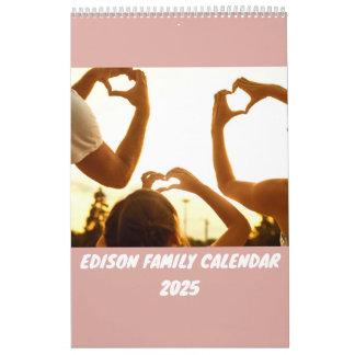 Personalized 2025 Family Calendar