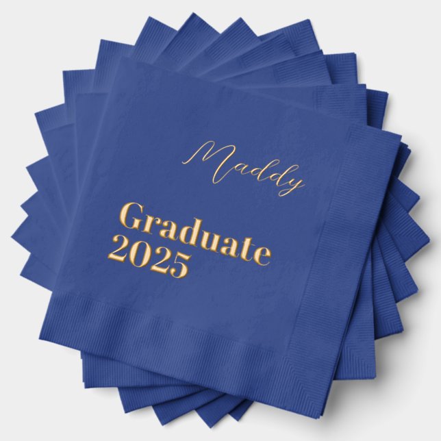 Personalized 2025 Graduation Napkins (Insitu (Stacked))