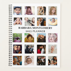 Personalized 2025 Planner Book, 20 of your Images