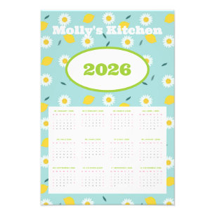 Personalized 2026 Calendar Photo Print