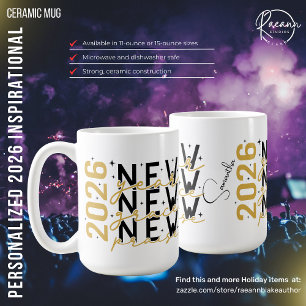 Personalized 2026 Inspirational and Spiritual Coffee Mug
