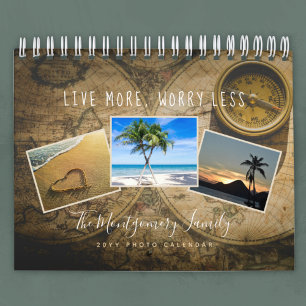 Personalized 2026 Vacation Family Photo Calendar