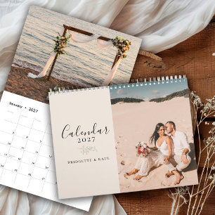 Personalized 2027 Couple Custom Photo Calendar