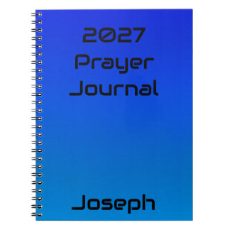 Personalized 2027 Prayer Journal Notebook