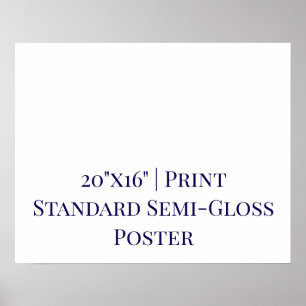 Personalized 20"x16" Standard Semi-Gloss Poster