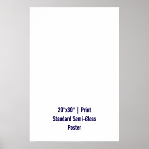 Personalized 20"x30" Standard Semi-Gloss Poster