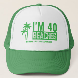 Personalized 20th 30th 40th 50th Birthday Squad Trucker Hat
