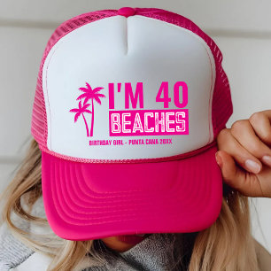 Personalized 20th 30th 40th 50th Birthday Squad Trucker Hat