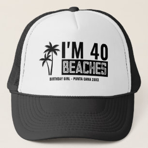 Personalized 20th 30th 40th 50th Birthday Squad Trucker Hat