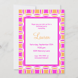 Personalized 21st Birthday Invitation
