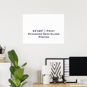 Personalized 24"x20" Standard Semi-Gloss Poster