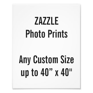 Personalized 24x30 cm Photo Print, or custom size