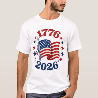 Personalized 250 Years of American Independence  T-Shirt