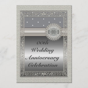Personalized 25th Wedding Anniversary Party Invita Invitation