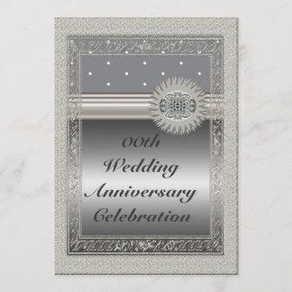 Personalized 25th Wedding Anniversary Party Invita Invitation