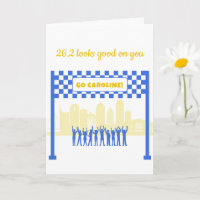 Personalized 26.2 Boston Marathon Run Congrats