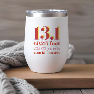 Personalized 26.2 Marathon Running Distance Red