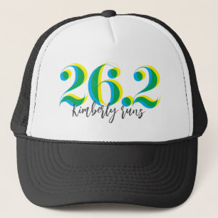 Personalized 26.2 Marathon Running  Trucker Hat