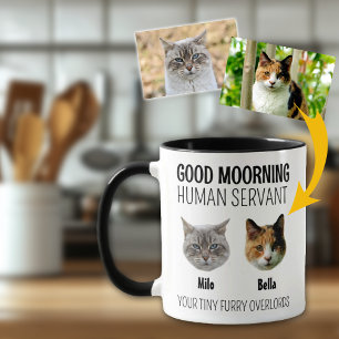 Personalized 2 Cat Photo  Mug