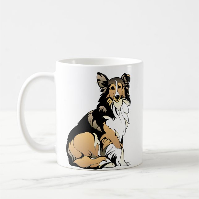 Personalized 2 Pet Photo Custom Coffee Mug (Left)