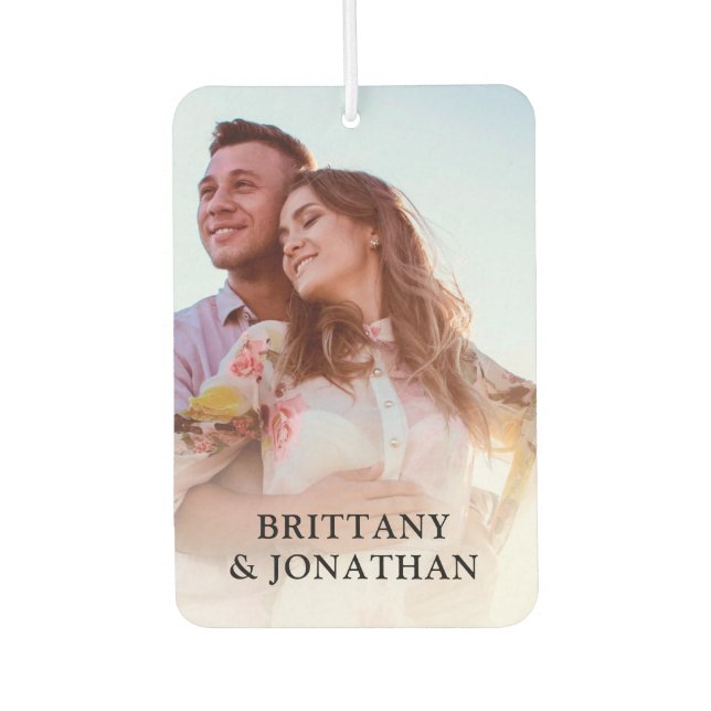 Personalized 2 Photo Air Freshener (Front)