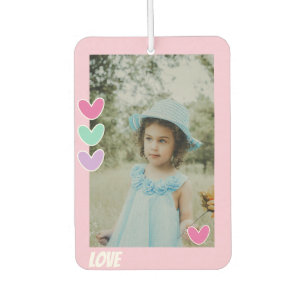 Personalized 2 Photo And 2 Name Air Freshener