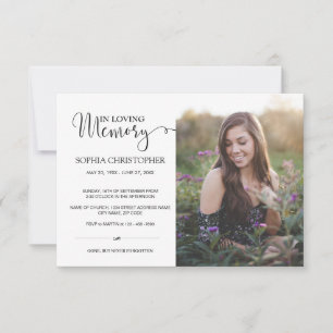 Personalized 2 Photo Celebration of Life Funeral