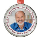 Personalized 2 Photo Christmas Keepsake Memorial