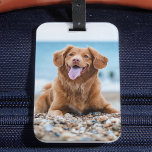 Personalized 2 Photo Custom Create Your Own Dog  Luggage Tag<br><div class="desc">Custom photo luggage tag of your best friend. Create a fun gift to your favourite dog lover, dog mom or dog dad. Whether its Mothers day, Fathers day, a birthday or Christmas, these photo luggage tags make a perfect gift, and fun stocking stuffers! COPYRIGHT © 2020 Judy Burrows, Black Dog...</div>