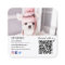 Personalized 2 Photo Dog Pet Social Media QR Code