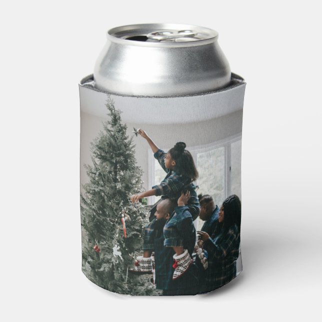 Personalized 2 Photo Double Sided Custom Can Cooler (Can Front)