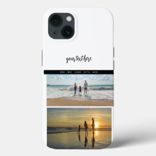 Personalized 2 Photo Family Love Memories iPhone 13 Case