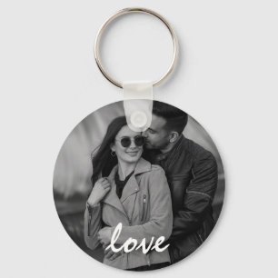 Personalized 2 sided Photo and Text Photo Collage  Keychain